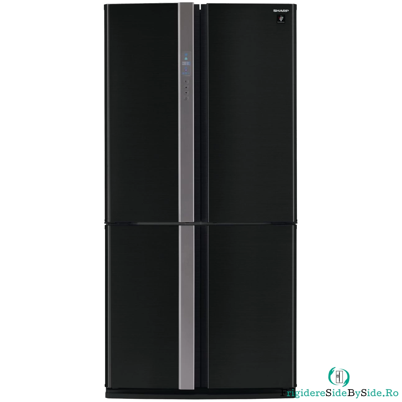 Side by side Sharp SJFP760VBK, 556 l, Clasa A+, Ioni Plasmacluster, Negru la 10,049.90 lei ron