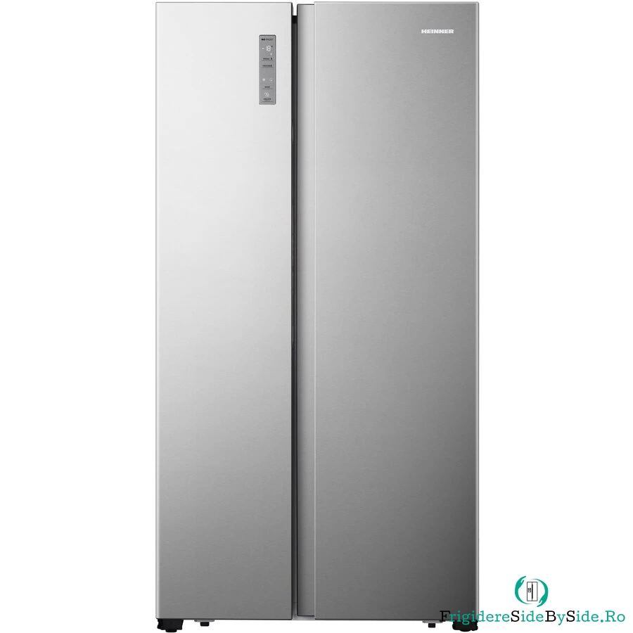 HEINNER Side by side Heinner HSBS-HS519NFXE++, 519 l, Full No Frost, Clasa E, Display touch, Alarma usa deschisa, H 1786 cm, Inox la 2,644.99 lei ron